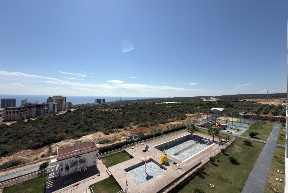 Mersin Erdemli Ayaş Asia Tatil Köyü Yatay Mimari Satılık Eşyalı 2+1 Daire