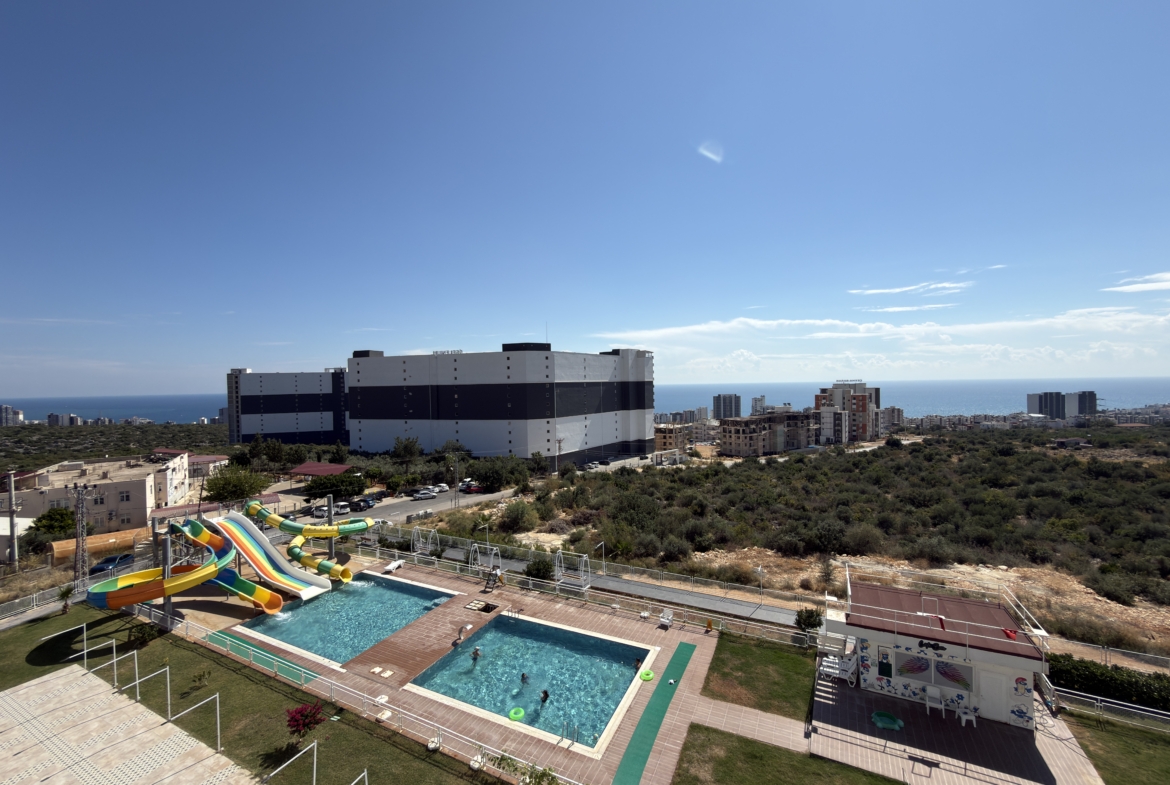 Mersin Erdemli Ayaş Asia Tatil Köyü Yatay Mimari Satılık Eşyalı 2+1 Daire