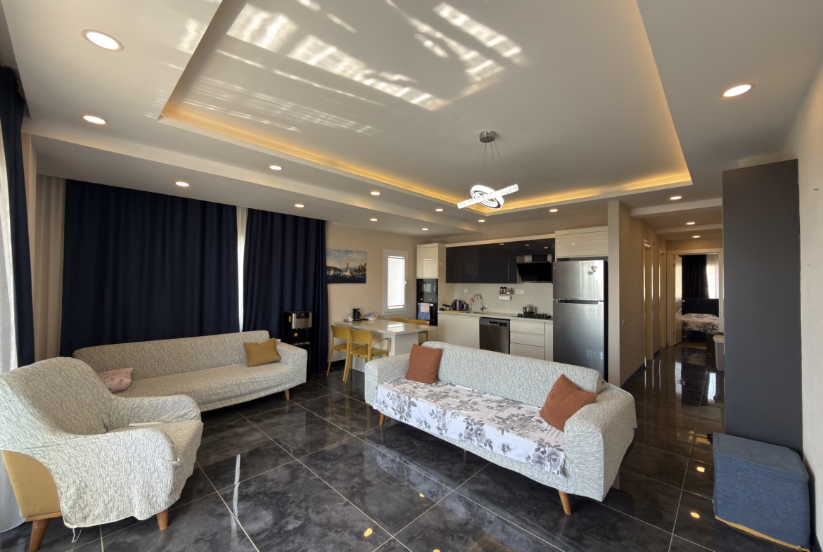 Mersin Erdemli Ayaş Asia Tatil Köyü Yatay Mimari Satılık Eşyalı 2+1 Daire