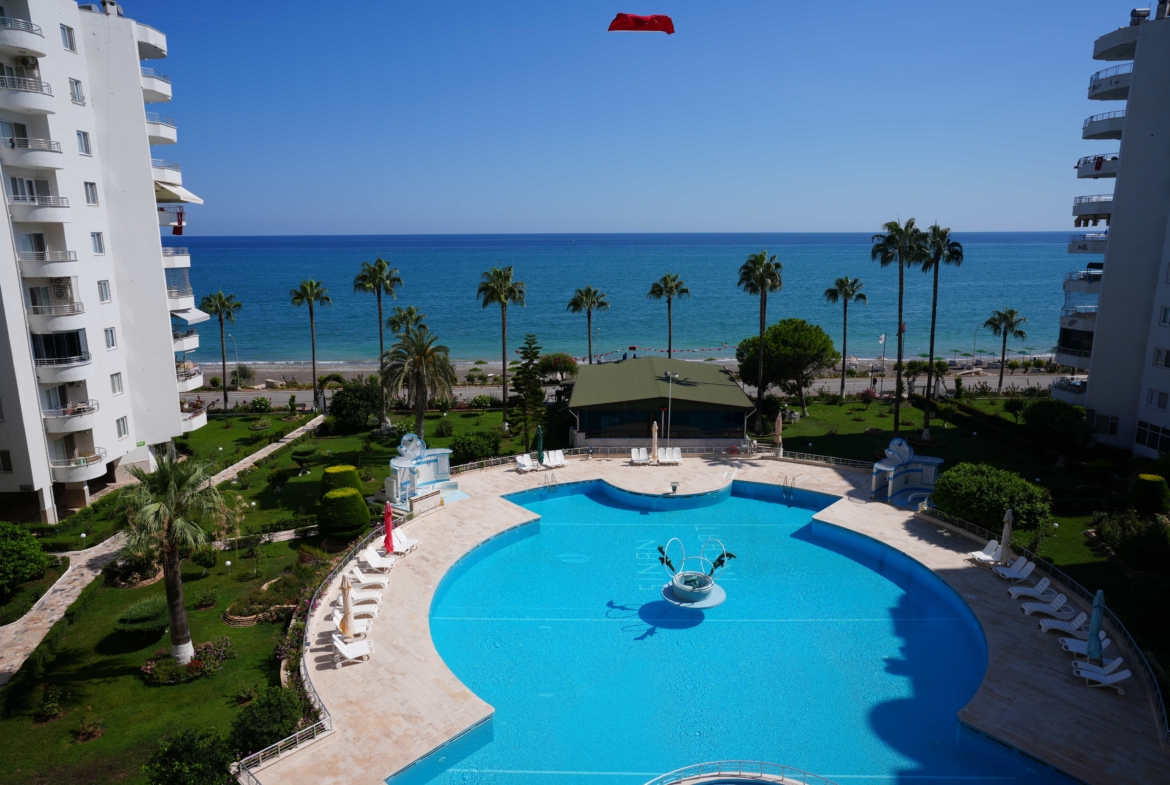 Mersin Erdemli Arpaçbahşiş Flamingo 1 Denize Sıfır Yıllık Kiralık 2+1 Daire