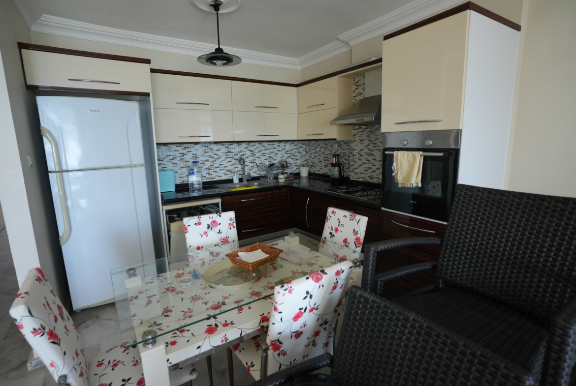 Mersin Erdemli Arpaçbahşiş Flamingo 1 Denize Sıfır Yıllık Kiralık 2+1 Daire
