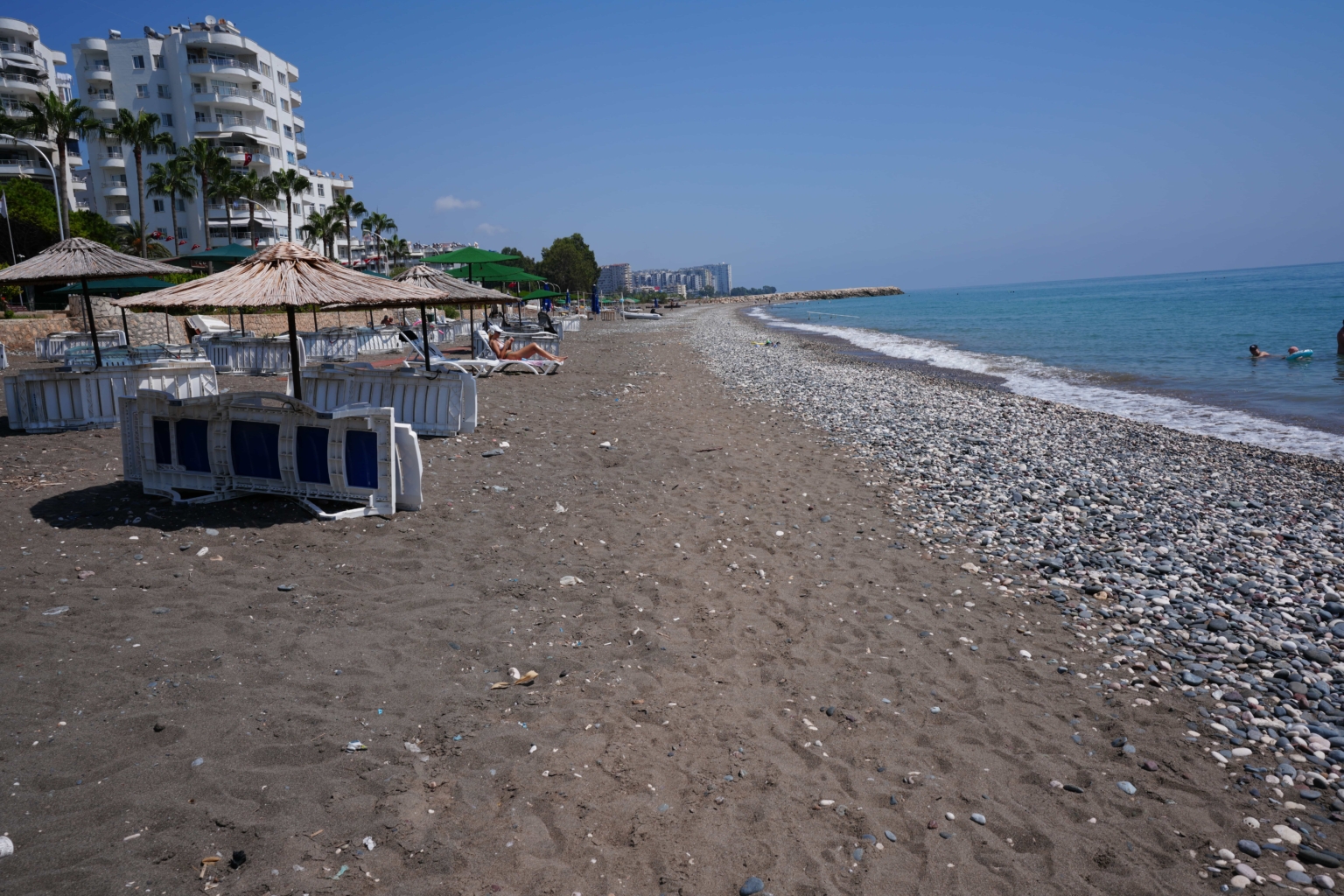 Mersin Erdemli Arpaçbahşiş Flamingo 1 Denize Sıfır Yıllık Kiralık 2+1 Daire