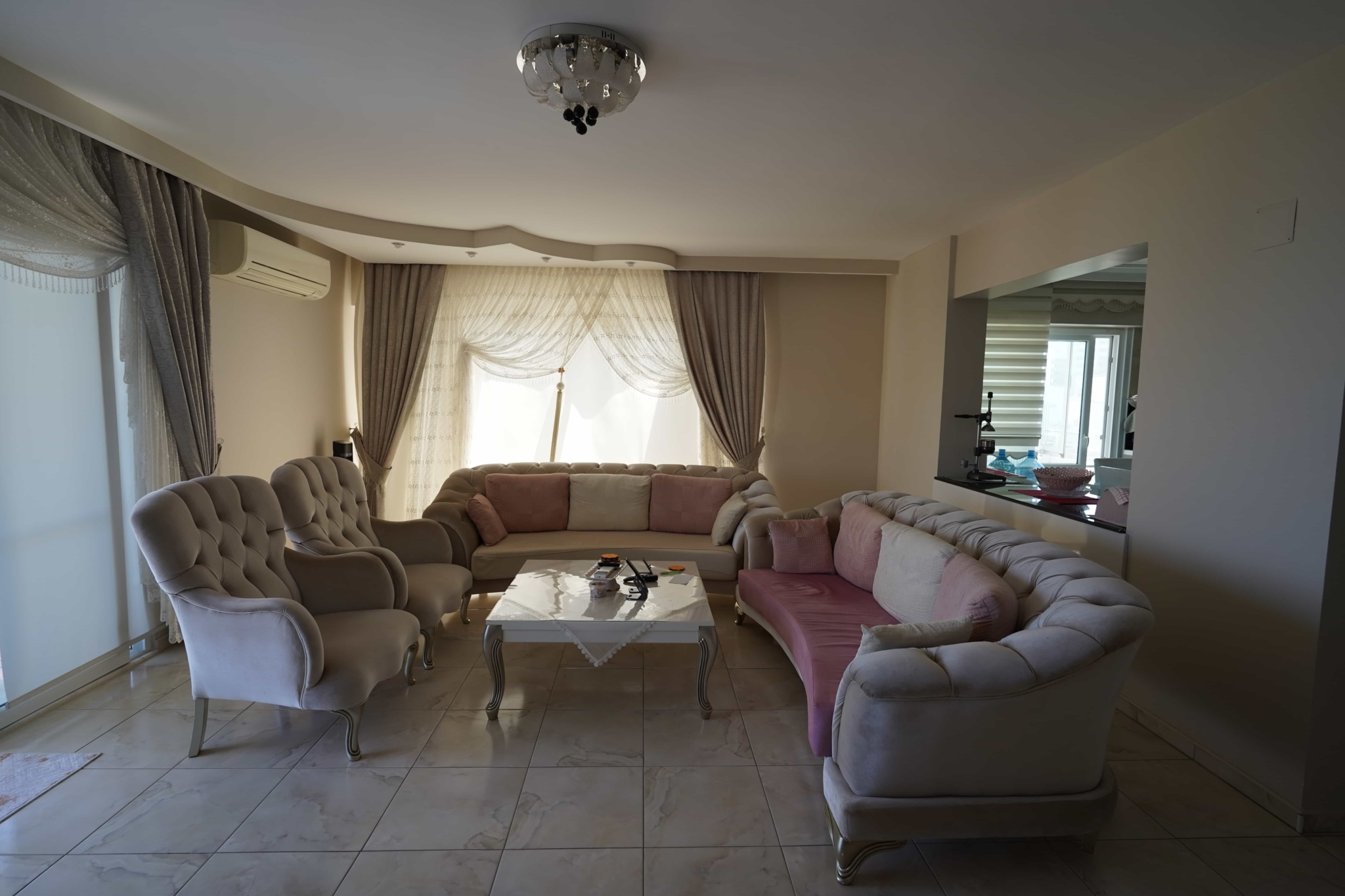 VIP09850 Mersin Erdemli Tömük Flamingo 8 Tatil Sitesi Lüks 3+1 Köşe Daire