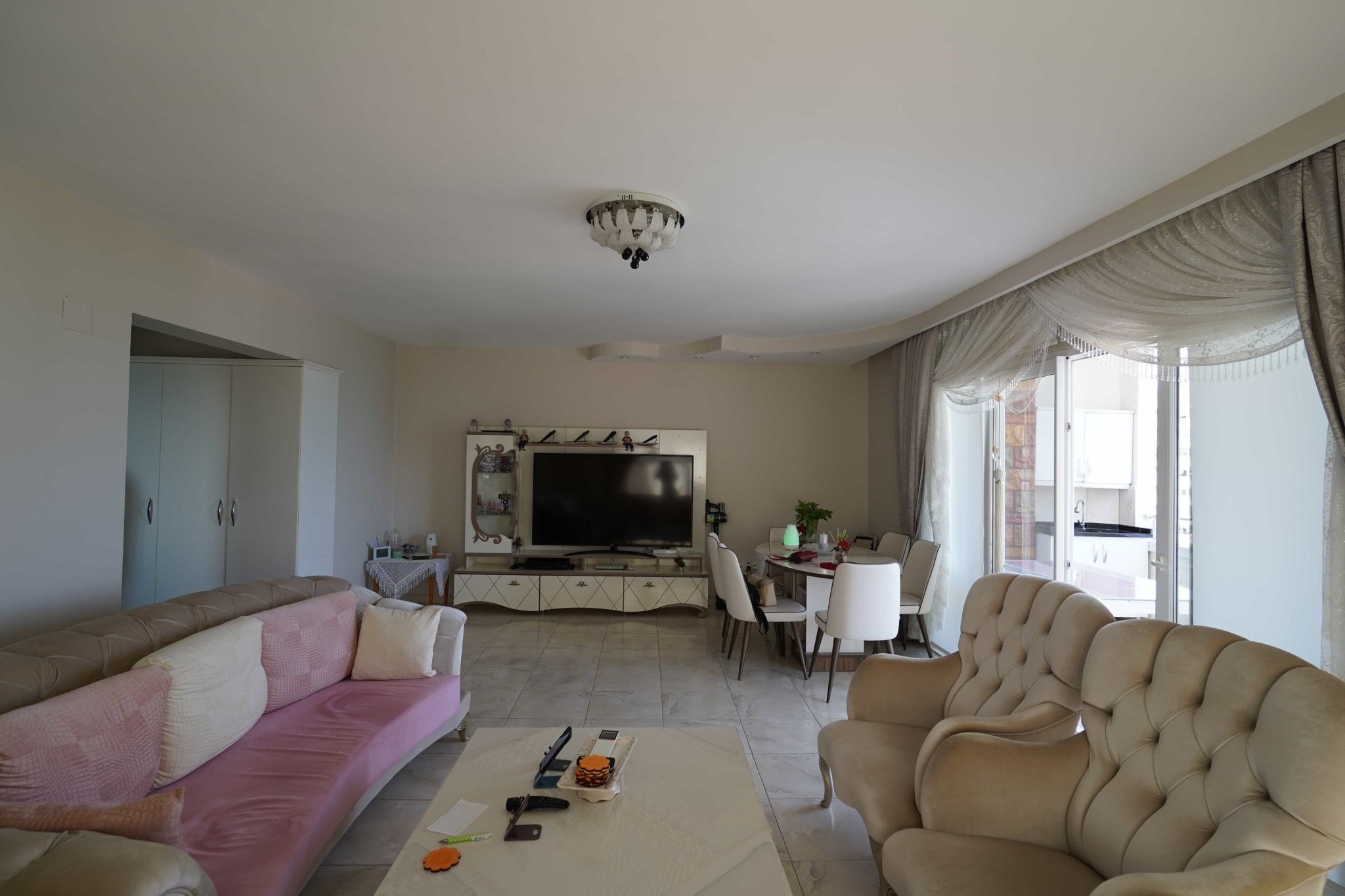 VIP09852 Mersin Erdemli Tömük Flamingo 8 Tatil Sitesi Lüks 3+1 Köşe Daire