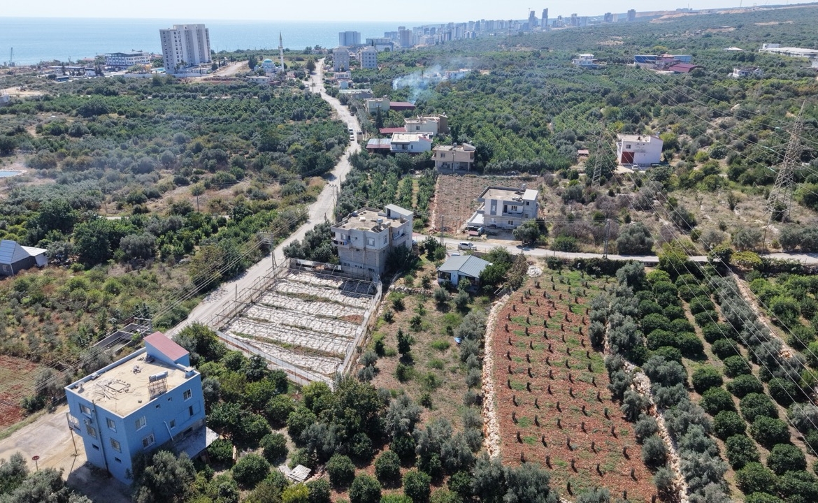 MERSİN ERDEMLİ TIRTAR DENİZ MANZARALI SATILIK TARLA