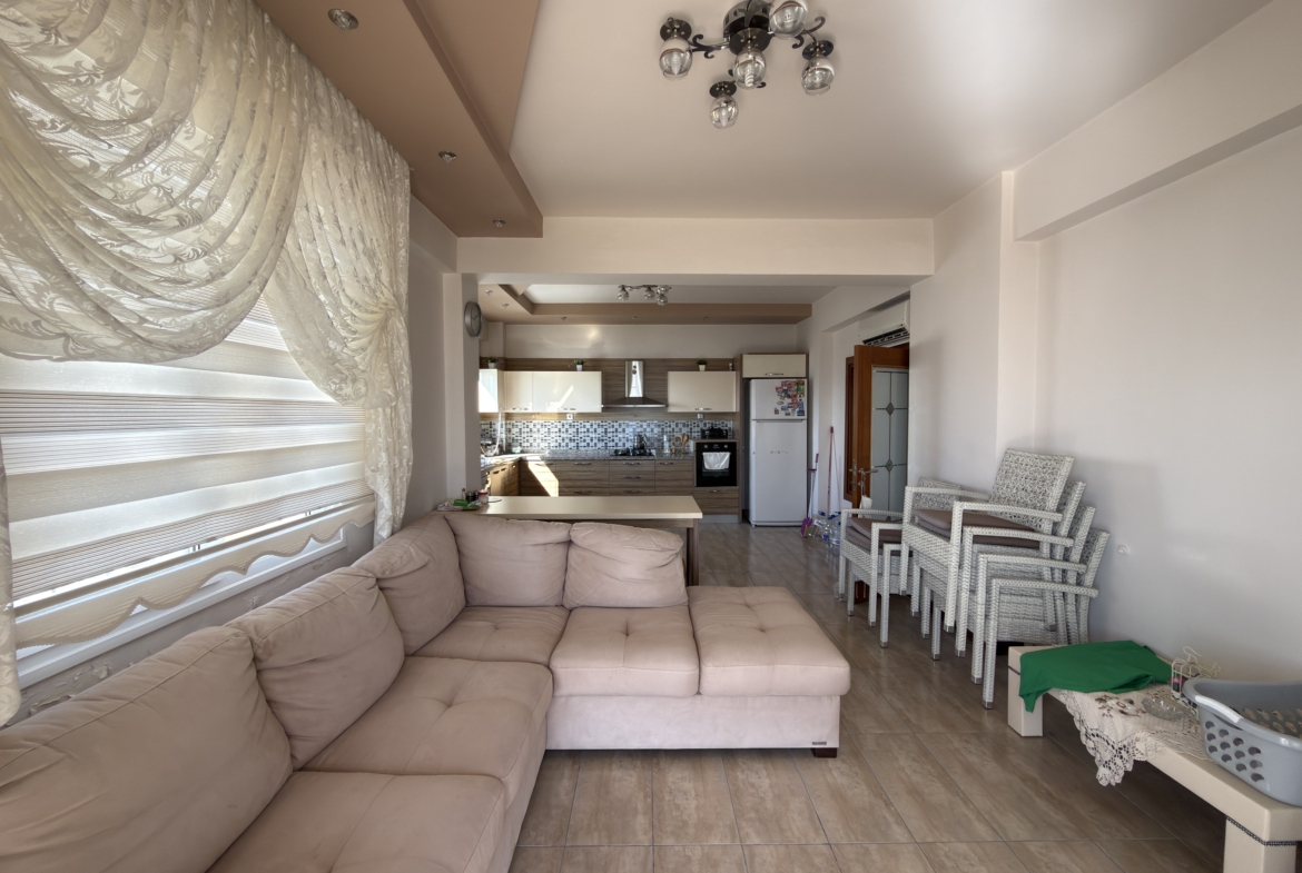 Mersin Erdemli Denize Sıfır Alatapark Sitesi Eşyalı Satılık 4+1 Ön Blok Daire